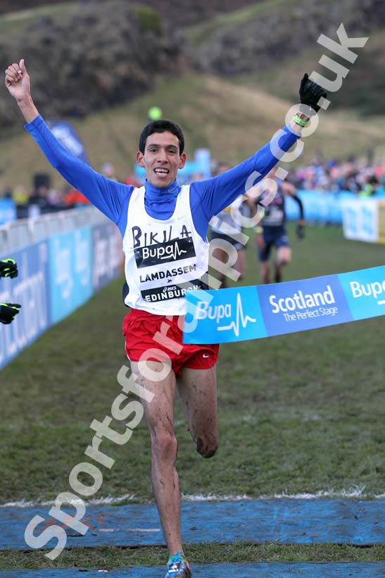 Senior Men,  Ayad Lamdassem wins the BUPA Great Edinburgh Cross Country.
